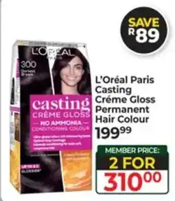 Dis-Chem L'Oréal Paris Casting Créme Gloss Permanent Hair Colour offer