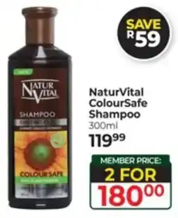 Dis-Chem NaturVital ColourSafe Shampoo offer