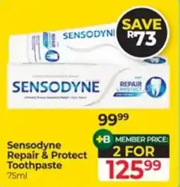 Dis-Chem Sensodyne Repair & Protect Toothpaste offer