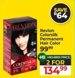 Dis-Chem Revlon Colorsilk Permanent Hair Color offer