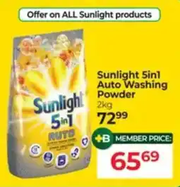 Dis-Chem Sunlight 5in1 Auto Washing Powder offer