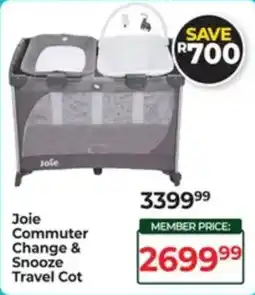 Dis-Chem Joie Commuter Change & Snooze Travel Cot offer