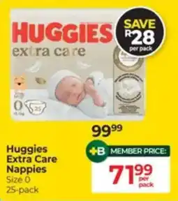 Dis-Chem Huggies Extra Care Nappies offer