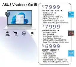 Computer Mania Asus Vivobook Go 15 offer