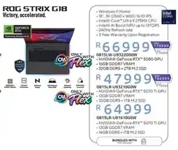 Computer Mania Asus ROG Strix G18 offer