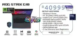 Computer Mania Asus ROG Strix G18 offer