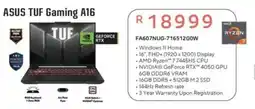 Computer Mania Asus TUF Gaming A16 offer