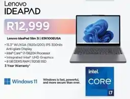 Computer Mania Lenovo IdeaPad Slim 3i offer