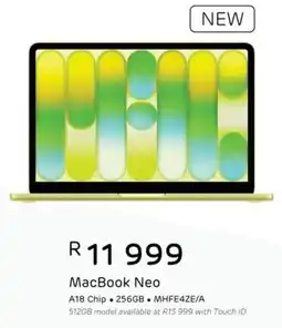 Computer Mania Apple MacBook Neo offer