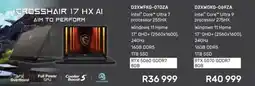 Computer Mania Msi Crosshair 17 HX AI offer