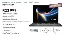Computer Mania Msi Prestige 14 AI offer