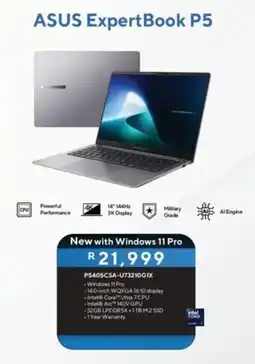 Computer Mania Asus Expert Book P5 offer