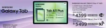 Computer Mania Samsung Galaxy Tab A11 Plus 11" WiFi offer