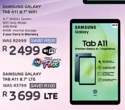 Computer Mania Samsung Galaxy Tab A11 8.7" LTE offer