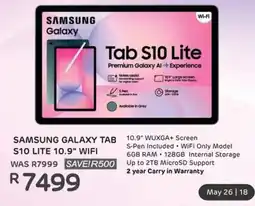Computer Mania Samsung Galaxy Tab S10 Lite 10.9" WiFi offer