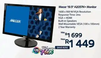 Computer Mania Mecer 19.5" A2057K+ Monitor offer