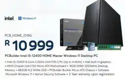 Computer Mania PCBuilder Intel i5-12400 Home Master Windows 11 Desktop PC offer