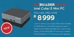 Computer Mania PCBuilder Fusion Intel Cube i3 Mini PC offer