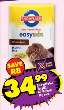 Shoprite Snowflake EasyMix All Variants offer