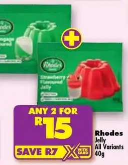 Shoprite Rhodes Jelly All Variants offer