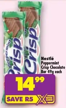 Shoprite Nestlé Peppermint Crisp Chocolate Bar offer