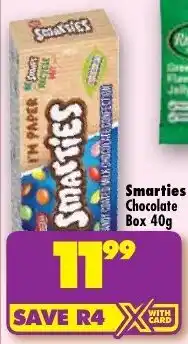 Shoprite Smarties Chocolate Box offer