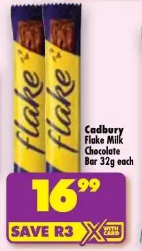 Shoprite Cadbury Flake Milk Chocolate Bar offer