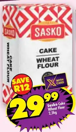 Shoprite Sasko Cake Wheat Flour offer