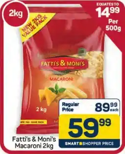 Pick n Pay Hypermarket Fatti's & Moni's Macaroni offer