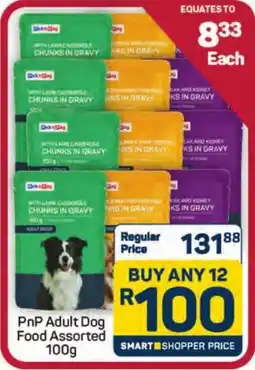 Pick n Pay Hypermarket PnP Adult Dog Food Assorted offer
