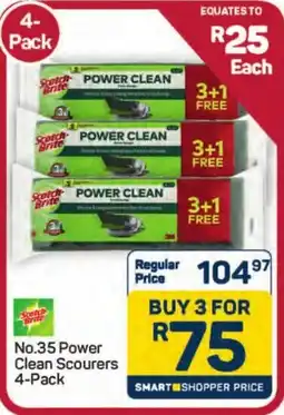 Pick n Pay Hypermarket Scotch Brite No.35 Power Clean Scourers offer