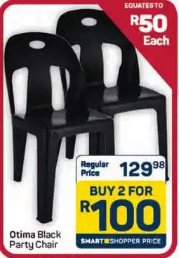 Pick n Pay Hypermarket Otima Black Party Chair offer