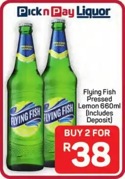 Pick n Pay Hypermarket Flying Fish Pressed Lemon offer