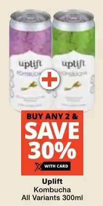 Checkers Uplift Kombucha All Variants offer