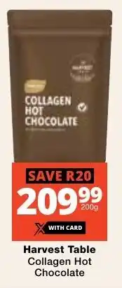 Checkers Harvest Table Collagen Hot Chocolate offer