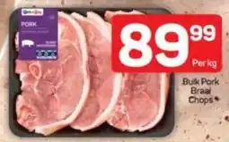 Pick n Pay Bulk Pork Braai Chops offer