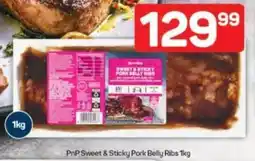 Pick n Pay PnP Sweet & Sticky Pork Belly Ribs offer