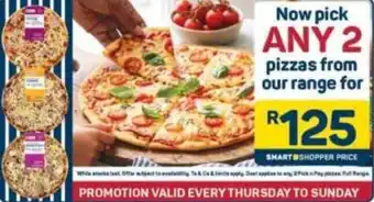 Pick n Pay Pizzas offer