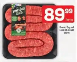 Pick n Pay Bomb Squad Bulk Oukraal Wors offer