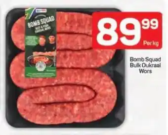 Pick n Pay Bomb Squad Bulk Oukraal Wors offer