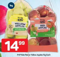 Pick n Pay PnP Kidz Red or Yellow Apples offer