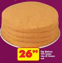 Shoprite The Bakery Trifle Sponge Cake All Variants offer