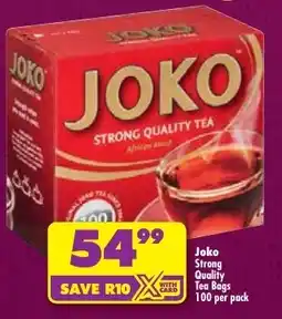 Shoprite Joko Strong Quality Tea Bags offer