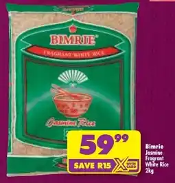 Shoprite Bimrie Jasmine Fragrant White Rice offer
