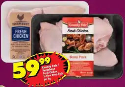 Shoprite County Fair/ Farmbest Fresh Chicken Braai Pack offer