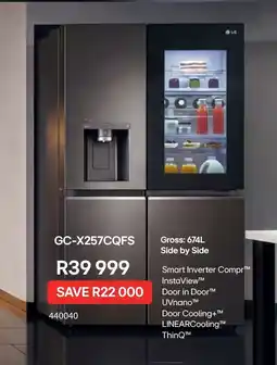 Makro LG Side by Side Fridge Freezer offer