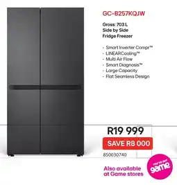 Makro LG Side by Side Fridge Freezer offer