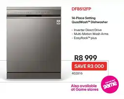 Makro LG 14-Place Setting QuadWash Dishwasher offer