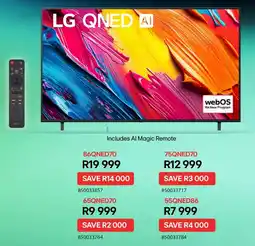 Makro LG 86" QNED AI TV offer