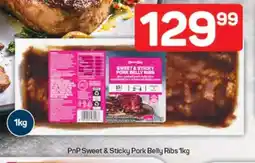 Pick n Pay PnP Sweet & Sticky Pork Belly Ribs 1kg offer